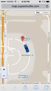 Super Shuttle Live Map